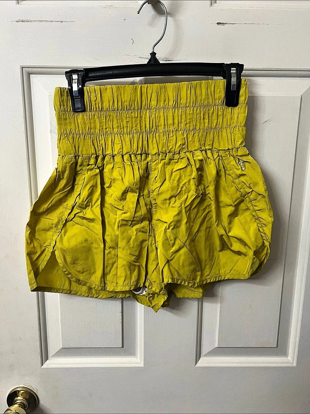 For Melement High Waist Shorts in Yellow